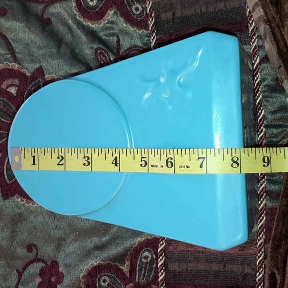 🌺TURQUOISE COLORED Vase - Picture 7 of 8